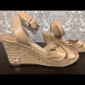 Michael Kors sandal with wedge size 8